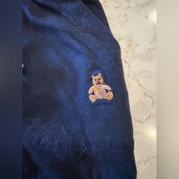 12 Mos, GAP _ Navy Blue Baby Shorts with Bear Logo - Picture 2 of 7